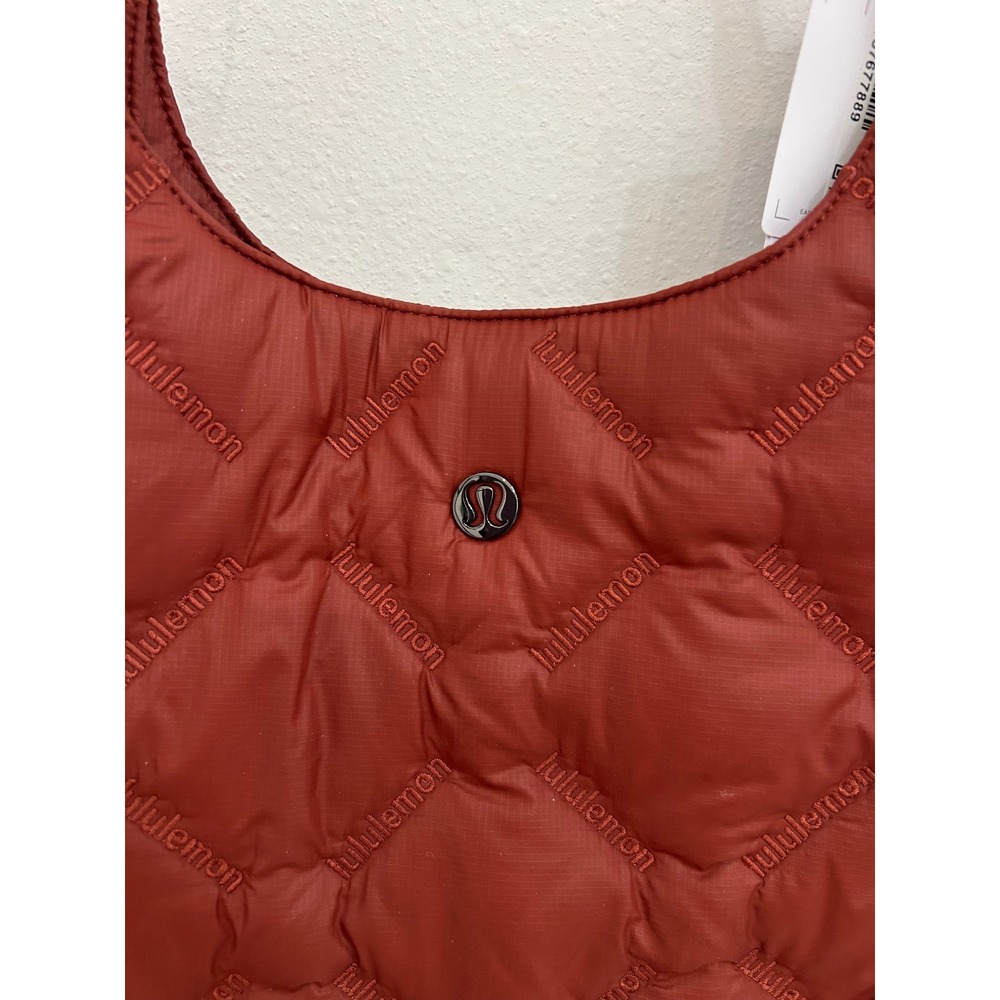 Lululemon 5L Quilty Pleasures Shoulder Bag Mini Roasted Wood NWT - Picture 3 of 6